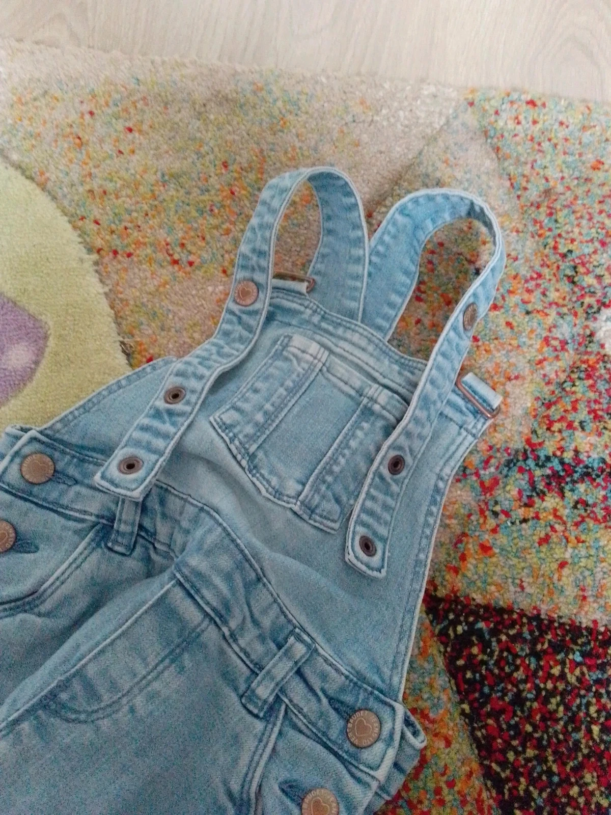 Salopette fille 4 ans en jean – photo 2